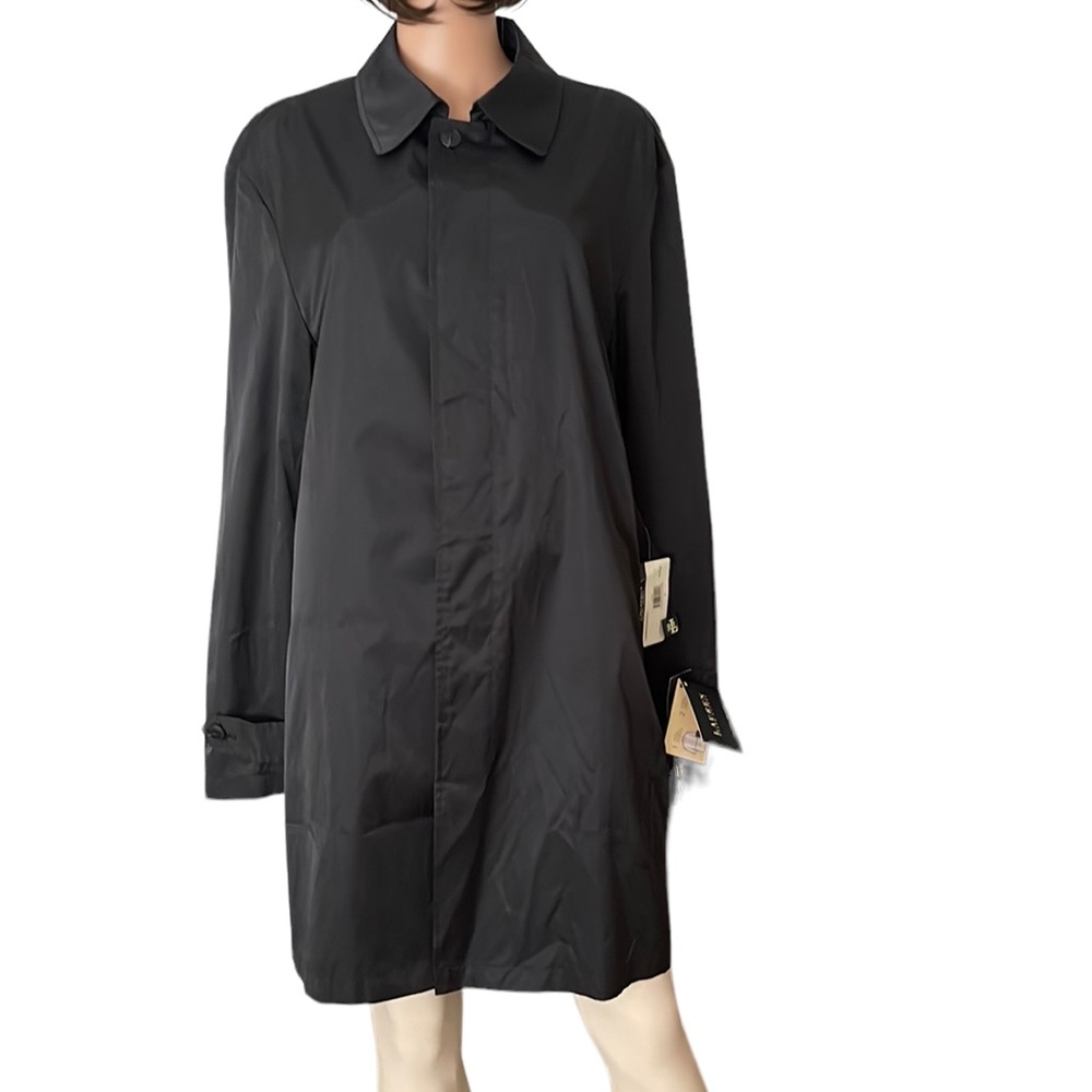 Lauren Ralph Lauren Black Single-Breasted Trench Coat